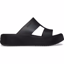 ) Crocs Getaway Platform H-Strap Thermoplastic Women's Black Slides - Black, 7 (Adults' - Additional view 5