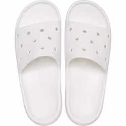 ) Crocs Classic Slide Thermoplastic White Slides - White, 12 (Adults' - Additional view 5
