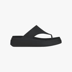 Crocs 209410-6UR GETAWAY PLATFORM FLIP Womens Flip-Flops Quartz - UK 8, Black