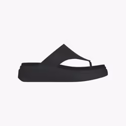 Crocs 209410-6UR GETAWAY PLATFORM FLIP Womens Flip-Flops Quartz - UK 4, Black