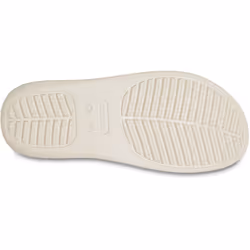 ) Crocs Getaway Strappy Thermoplastic Women's Stucco Sandals - White, 4 (Adults'