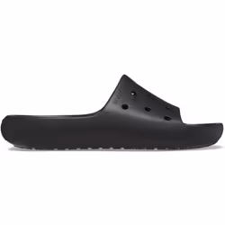 ) Crocs Classic Slide Thermoplastic Black Slides - Black, 4 (Adults' - Additional view 6