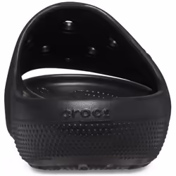 ) Crocs Classic Slide Thermoplastic Black Slides - Black, 5 (Adults'