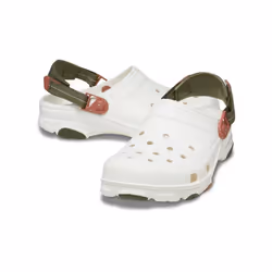 Crocs Unisex Classic All Terrain Clogs Chk  Chalk  8 US Men