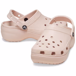 ) Crocs Classic Platform Clog Women's Quartz Clogs - Not Specified, 8 (Adults'
