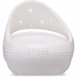 ) Crocs Classic Slide Thermoplastic White Slides - White, 7 (Adults'