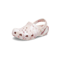 Crocs Kids Classic Marbled Tie Dye Clog  Quartz/Multi  4 US Unisex Toddler