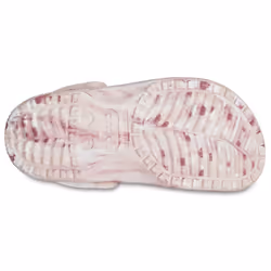) Crocs Classic Marbled Thermoplastic Quartz Clogs - Pink, 4 (Adults'
