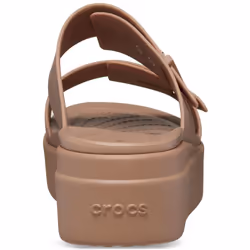 ) Crocs Brooklyn Thermoplastic Women's Latte Sandals - Brown, 7 (Adults'