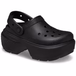 ) Crocs Stomp Clog Thermoplastic Black Clogs - Black, 7 (Adults'