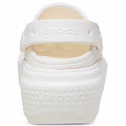 ) Crocs Stomp Clog Thermoplastic Chalk Clogs - White, 5 (Adults'