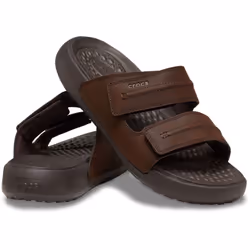 ) Crocs Yukon Vista II Thermoplastic Men's Espresso Sandals - Brown, 7 (Adults'