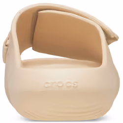 ) Crocs Mellow Luxe Slide Thermoplastic Shitake Slides - Brown, 9 (Adults'