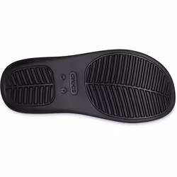 ) Crocs Getaway Platform Thermoplastic Women's Black Sandals - Black, 8 (Adults'