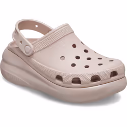 ) Crocs Classic Crush Thermoplastic Pink Clay Clogs - Pink, 8 (Adults'