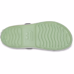 ) Crocs Crocband Play Thermoplastic Fair Green/Dusty Green Sandals - Green, 13 (Adults'