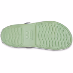 ) Crocs Crocband Play Thermoplastic Fair Green/Dusty Green Sandals - Green, 4 (Adults'