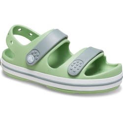 ) Crocs Crocband Play Thermoplastic Fair Green/Dusty Green Sandals - Green, 7 (Adults'
