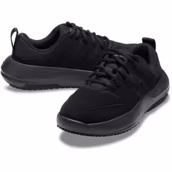 ) Crocs On the Clock Polyurethane Women's Triple Black Trainers - Black, 5 (Adults'