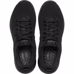 ) Crocs On the Clock Polyurethane Men's Triple Black Trainers - Black, 9 (Adults' - Additional view 4