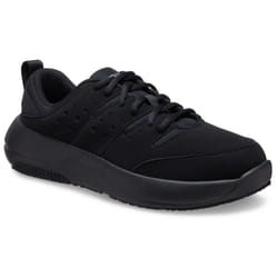 ) Crocs On the Clock Polyurethane Men's Triple Black Trainers - Black, 7 (Adults'