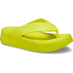 ) Crocs Getaway Platform Thermoplastic Women's Acidity Sandals - Green, 4 (Adults'