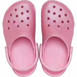) Crocs Classic Glitter Thermoplastic Pink Tweed Glitter Loafers - Pink, 5 (Adults' - Additional view 4