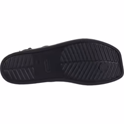 ) Crocs Miami Thong Flip TPU Women's Black Sandals - Black, 8 (Adults'