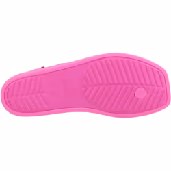 ) Crocs Miami Thong Flip TPU Women's Pink Crush Sandals - Pink, 5 (Adults'