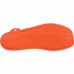 ) Crocs Miami Thong Flip TPU Women's Lava Sandals - Red, 7 (Adults'