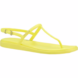 ) Crocs Miami Thong Flip TPU Women's Acidity Sandals - Green, 8 (Adults'