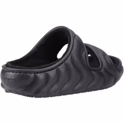 ) Crocs Classic Cozzzy Overpuff Thermoplastic Women's Black Sandals - Black, 7 (Adults'