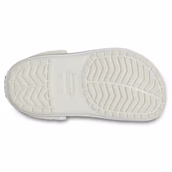 ) Crocs Crocband Thermoplastic Linen Loafers - White, 4 (Adults'