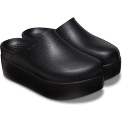) Crocs Dylan Thermoplastic Women's Black Clogs - Black, 7 (Adults'