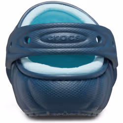 ) Crocs Classic Lined Overpuff Thermoplastic Women's Nightfall Clogs - Blue, 5 (Adults'