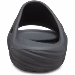 ) Crocs Mellow Tide Recovery Thermoplastic Slate Grey Slides - Grey, 4 (Adults'
