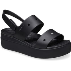 ) Crocs Brooklyn 4U Thermoplastic Women's Black Sandals - Black, 4 (Adults'