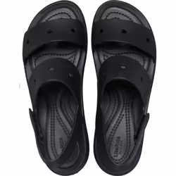 ) Crocs Brooklyn 4U Thermoplastic Women's Black Sandals - Black, 4 (Adults'