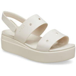 ) Crocs Brooklyn 4U Thermoplastic Women's Stucco Sandals - White, 6 (Adults'
