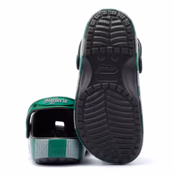 ) Crocs Slytherin Classic Women's Green Clogs - Green, 3 (Adults'