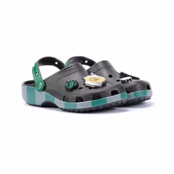 ) Crocs Slytherin Classic Kid's Green Clogs - Green, 3 (Adults'