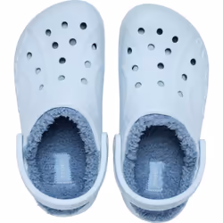 Baya Lined Clogs  Fuzzy Slippers  Mineral Blue  4 UK Men/ 5 UK Women