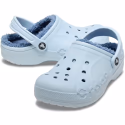 Baya Lined Clogs  Fuzzy Slippers  Mineral Blue  9