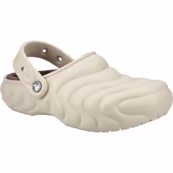 ) Crocs Classic Lined Overpuff Thermoplastic Women's Moth Clogs - Grey, 4 (Adults'