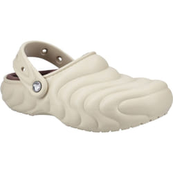 ) Crocs Classic Lined Overpuff Thermoplastic Women's Moth Clogs - Grey, 4 (Adults'
