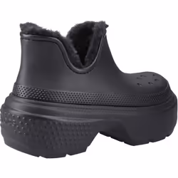 ) Crocs Stomp Shorty Thermoplastic Women's Black Boots - Black, 5 (Adults'