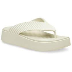 ) Crocs Getaway Platform Thermoplastic Women's Sandstone Sandals - White, 6 (Adults'