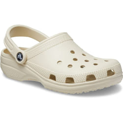 ) Crocs Classic Clog Thermoplastic Bone Clogs - White, 8 (Adults'