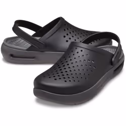 ) Crocs InMotion Clog Thermoplastic Black Clogs - Black, 6 (Adults'