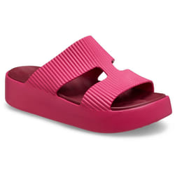 ) Crocs Getaway Platform Thermoplastic Women's Dragon Fruit Sandals - Pink, 4 (Adults'